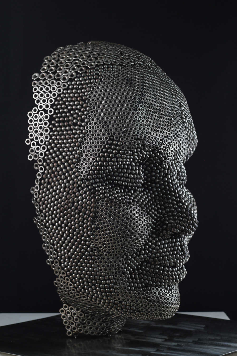 Contemporary Human Stainless Steel Sculpture By Vincent Barrau in Dubai