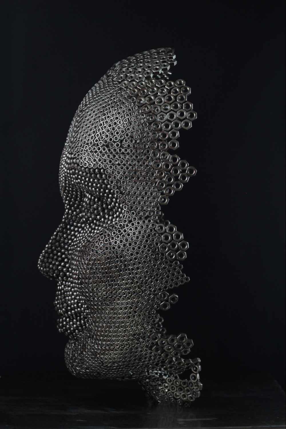 Contemporary Human Stainless Steel Sculpture By Vincent Barrau in Dubai