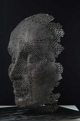 Contemporary Human Stainless Steel Sculpture By Vincent Barrau in Dubai