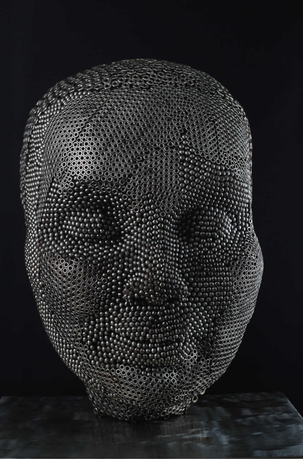 Contemporary Human Stainless Steel Sculpture By Vincent Barrau in Dubai