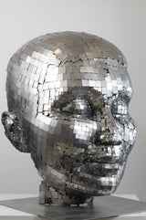 Contemporary Human Stainless Steel Sculpture By Vincent Barrau in Dubai