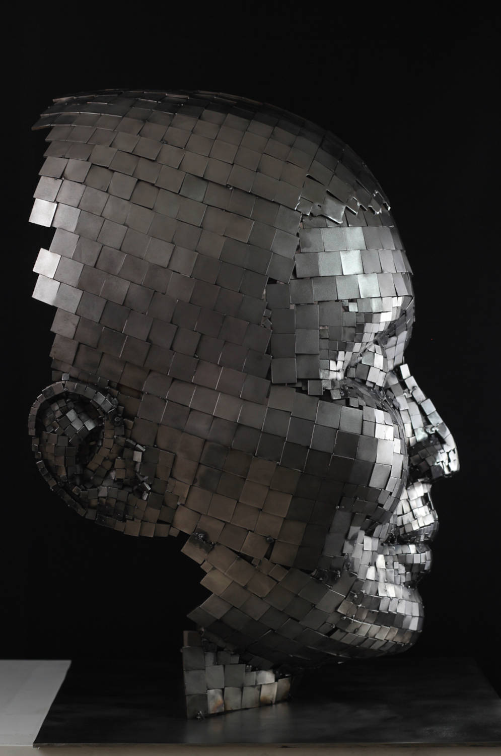 Contemporary Human Stainless Steel Sculpture By Vincent Barrau in Dubai