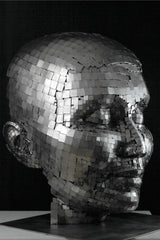 Contemporary Human Stainless Steel Sculpture By Vincent Barrau in Dubai