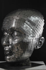 Contemporary Human Stainless Steel Sculpture By Vincent Barrau in Dubai