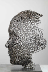 Contemporary Human Stainless Steel Sculpture By Vincent Barrau in Dubai