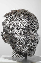 Contemporary Human Stainless Steel Sculpture By Vincent Barrau in Dubai
