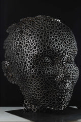 Contemporary Human Stainless Steel Sculpture By Vincent Barrau in Dubai