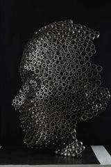 Contemporary Human Stainless Steel Sculpture By Vincent Barrau in Dubai