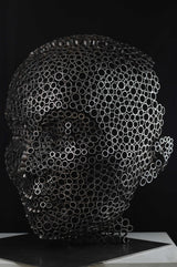 Contemporary Human Stainless Steel Sculpture By Vincent Barrau in Dubai