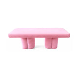 Pink Velvet Bench, Contemporary Designer Furniture
