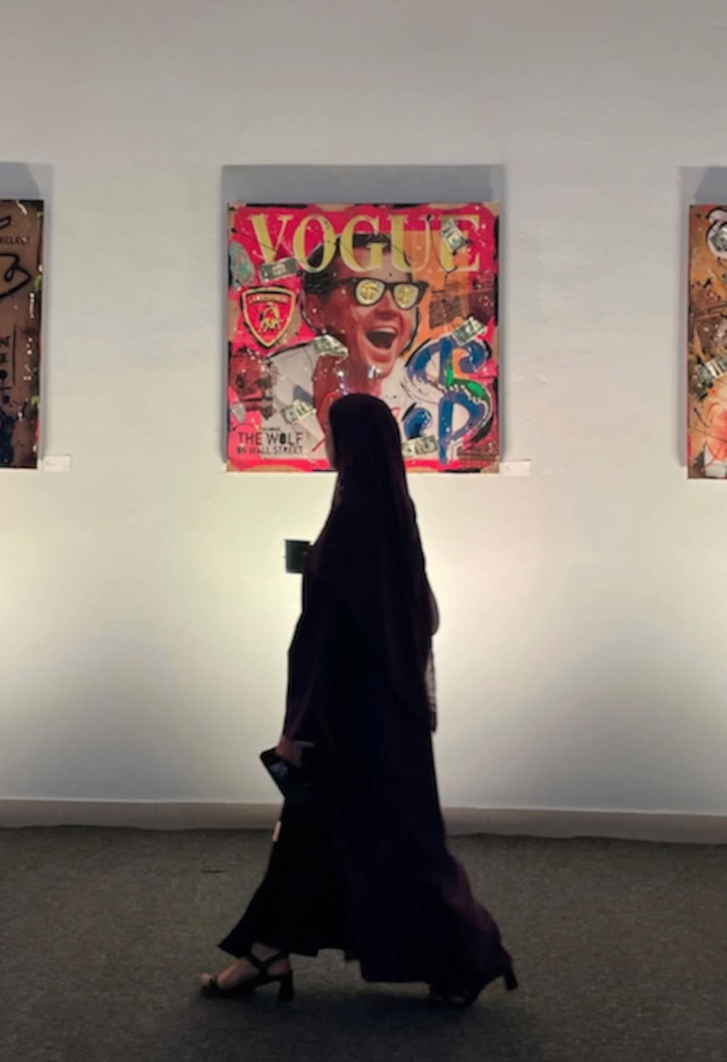 Wolf of Wall Street Pop Art Painting in Dubai