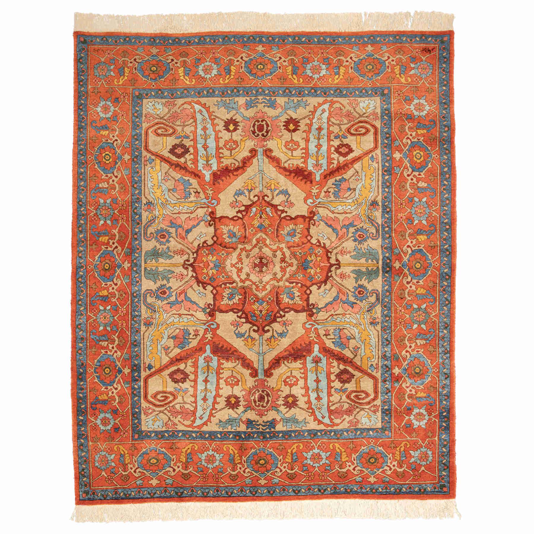 Yaqma Heriz Persian Carpet Wool 200x237, Authentic Vintage Rugs & Kilims in Dubai