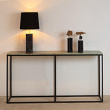 Marble Console Table in Dubai, Finish: Black & Green