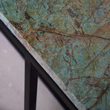 Marble Console Table in Dubai, Finish: Black & Green