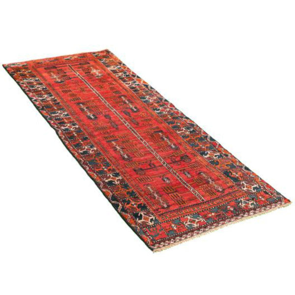 Red Baluch Chelcheragh Persian Carpet - Nomad Carpets & Kilims in Dubai