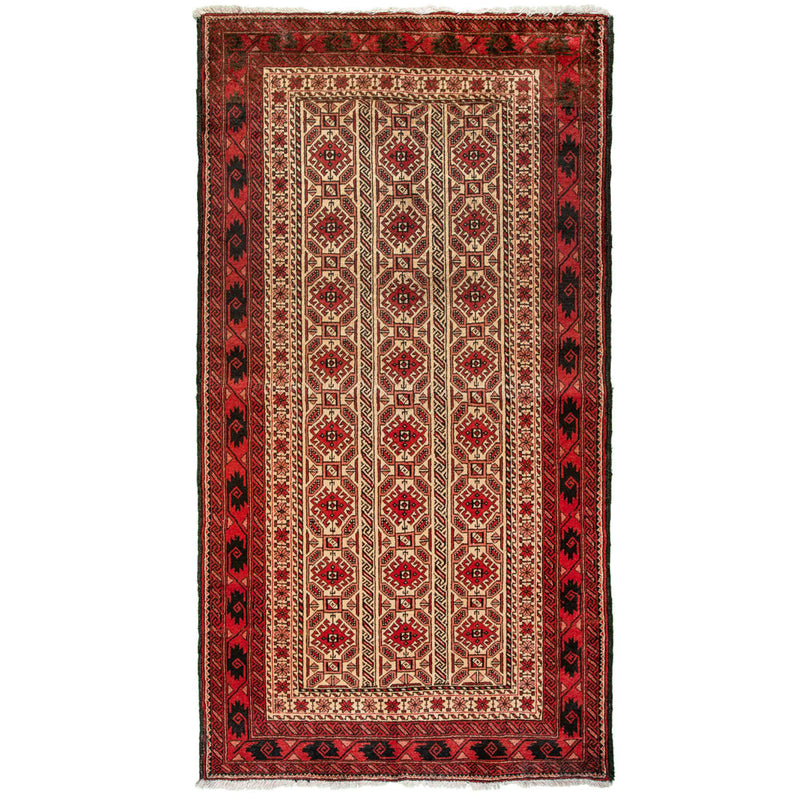 Baluch Nomadic Persian Carpet 115x210 - Authentic Handmade Rugs & Kilims Dubai