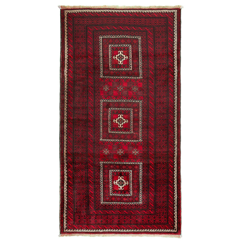 Baluch Nomadic Persian Carpet 115x220 - Authentic Handmade Rugs & Kilims Dubai