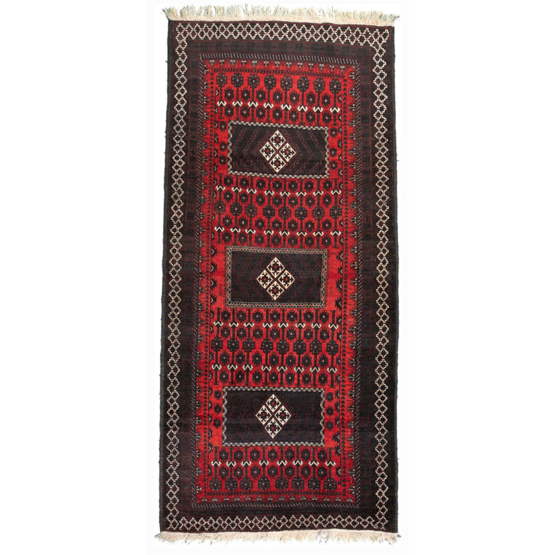 Baluch Nomadic Persian Carpet 115x260 - Authentic Carpets & Kilims in Dubai