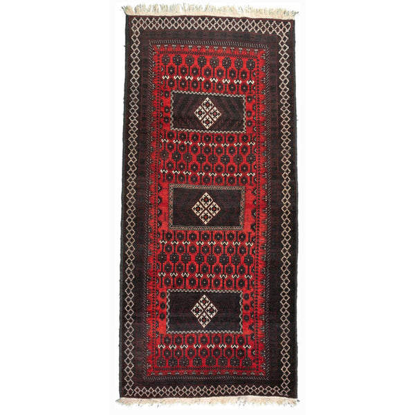 Baluch Nomadic Persian Carpet 115x260 - Authentic Carpets & Kilims in Dubai