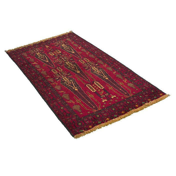 Red Baluch Nomadic Persian Carpet - Handmade Authentic Carpets & Kilims in Dubai