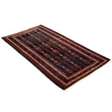 Black Baluch Nomadic Persian Carpet - Handmade Authentic Carpets & Kilims in Dubai