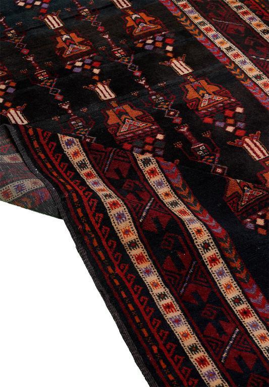 Black Baluch Nomadic Persian Carpet - Handmade Authentic Carpets & Kilims in Dubai