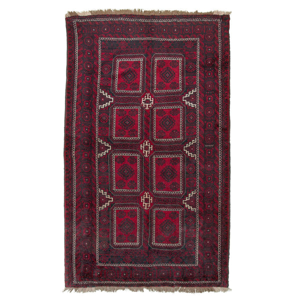 Red Baluch Nomadic Persian Carpet - Handmade Authentic Carpets & Kilims in Dubai