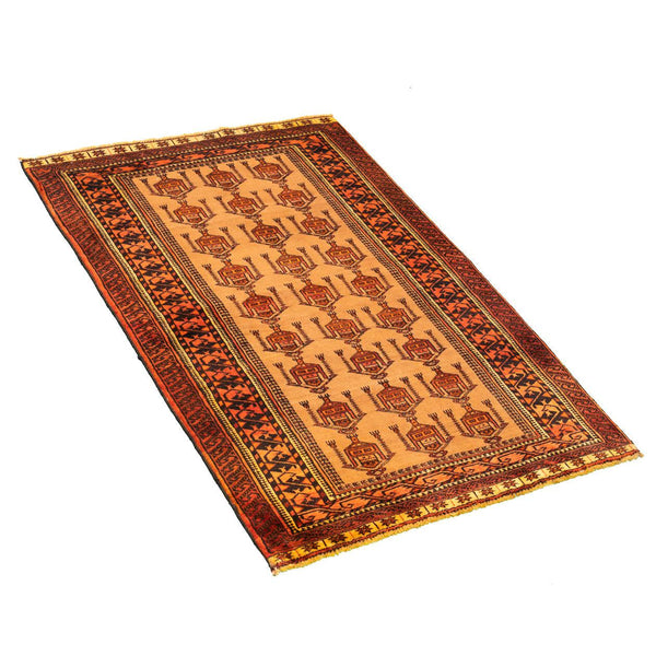 Baluch Nomadic Persian Carpet 93x143 - Authentic Handmade Rugs & Kilims in Dubai