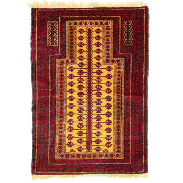 Baluch Nomadic Praying Persian Carpet 95x128  - Authentic Rugs & Kilims in Dubai