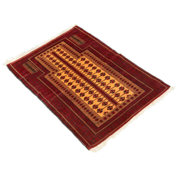 Baluch Nomadic Praying Persian Carpet 95x128 - Authentic Rugs & Kilims in Dubai