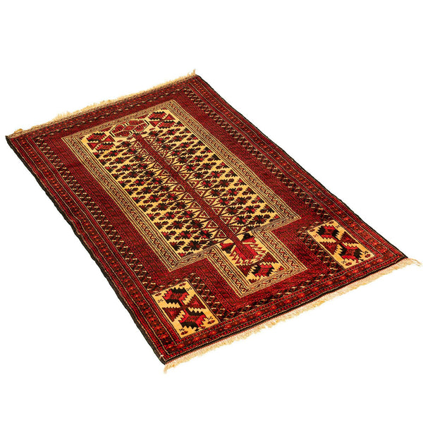 Baluch Nomadic Praying Persian Carpet 95x150 - Authentic Rugs & Kilims in Dubai
