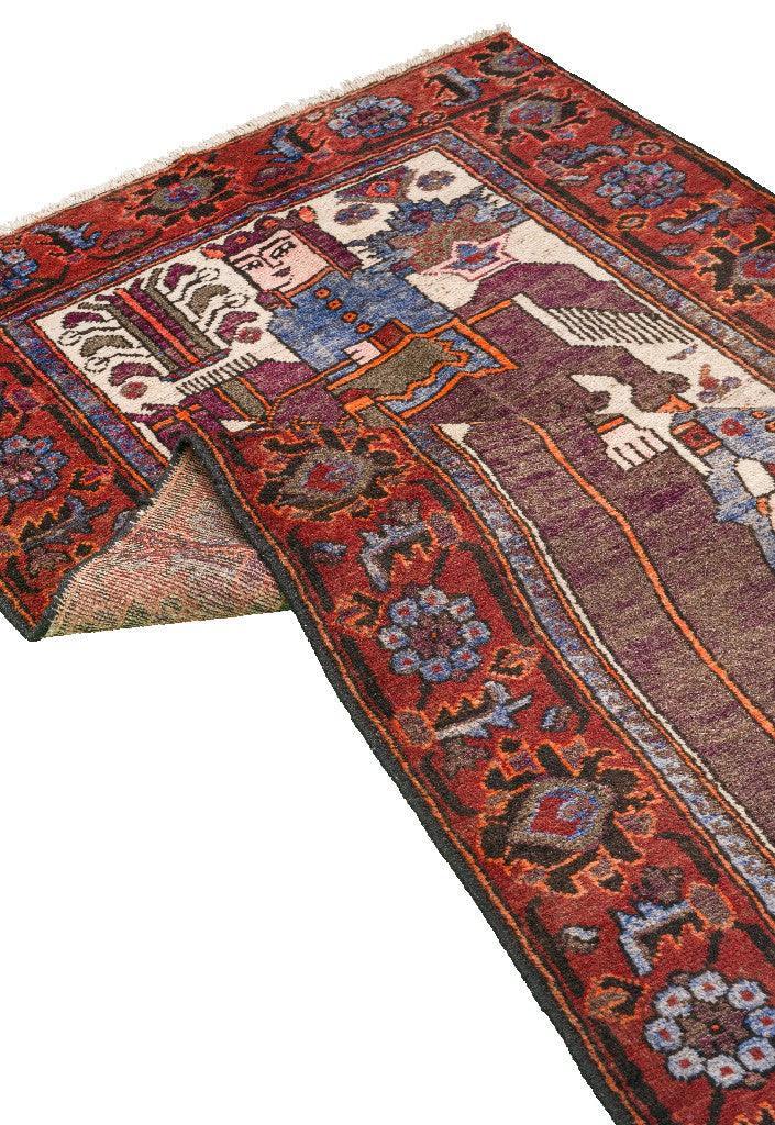 Multicolor Baluch Persian Carpet Hushang Shah - Handmade Nomad Rugs & Kilims in Dubai