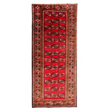 Red Baluch Turkman Persian Carpet - Handmade Authentic Carpets & Kilims in Dubai