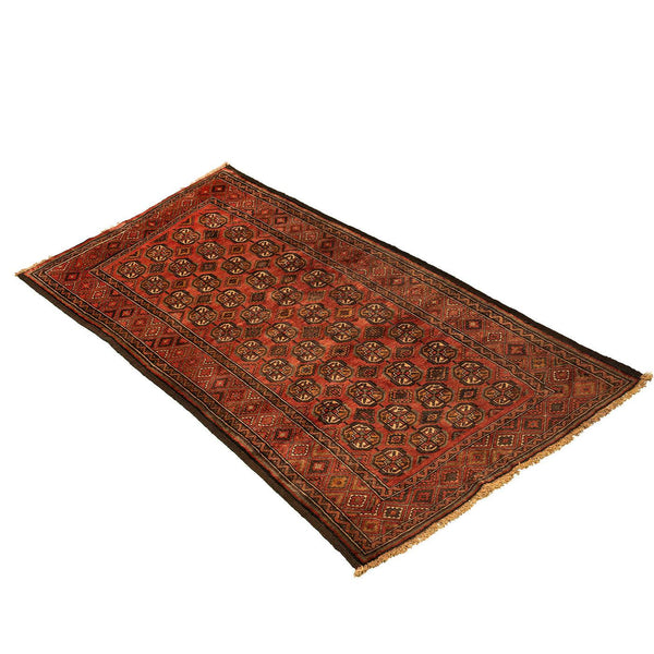 Baluch Turkman Persian Carpet 120x220 - Authentic Carpets & Kilims in Dubai