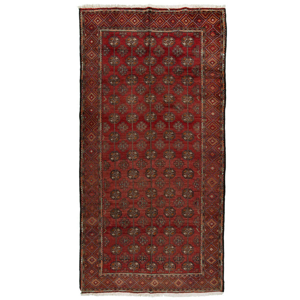 Baluch Turkman Persian Carpet 122x240 - Authentic Carpets & Kilims in Dubai