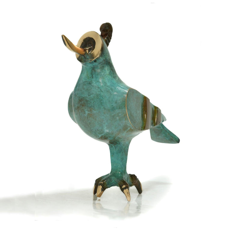 Bird Series Bronze Sculpture - Contemporary Collectible Bird Statues by Sadegh Adham in Dubai