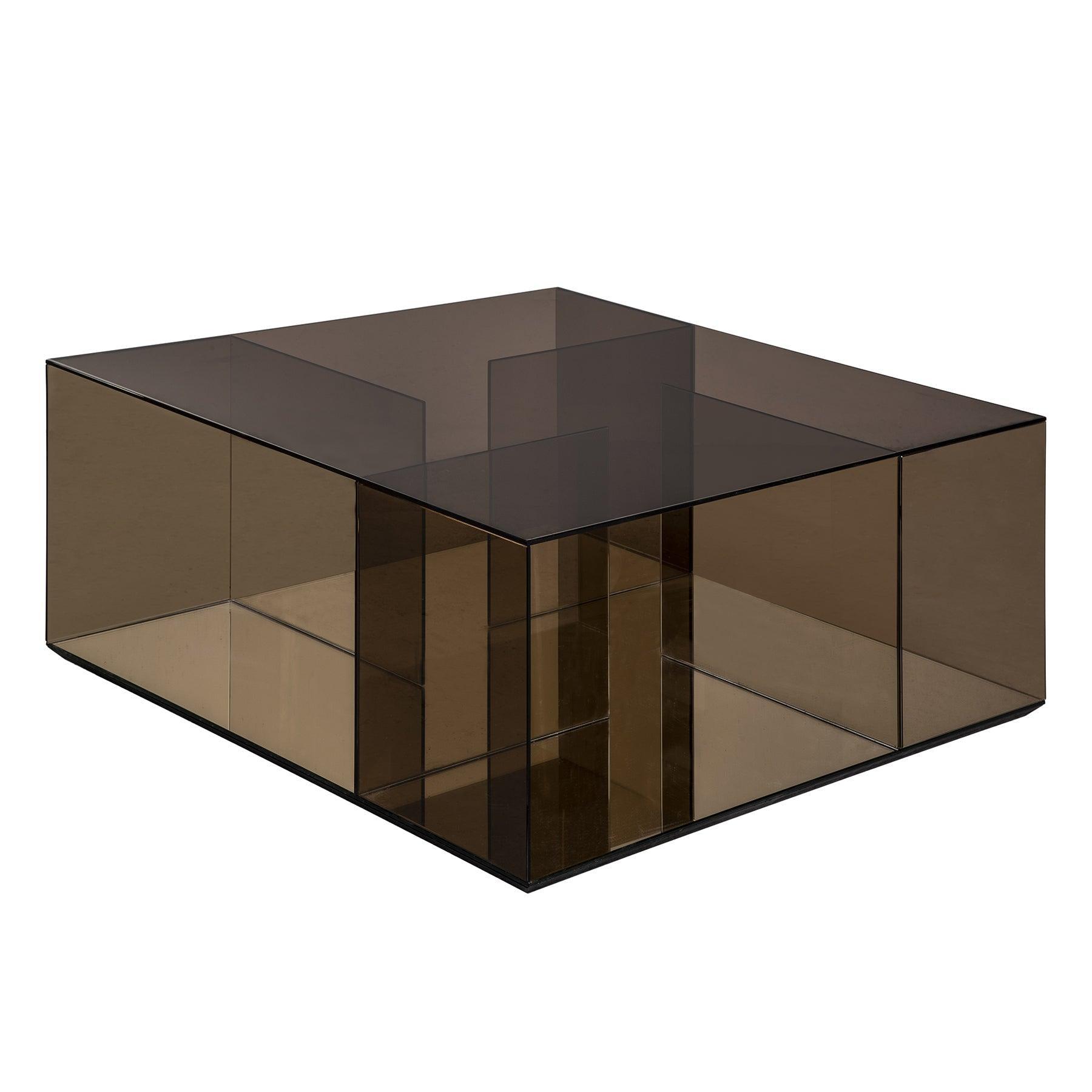 Coffee Table - Smokey Brown Bronze Glass Designer Table in Dubai