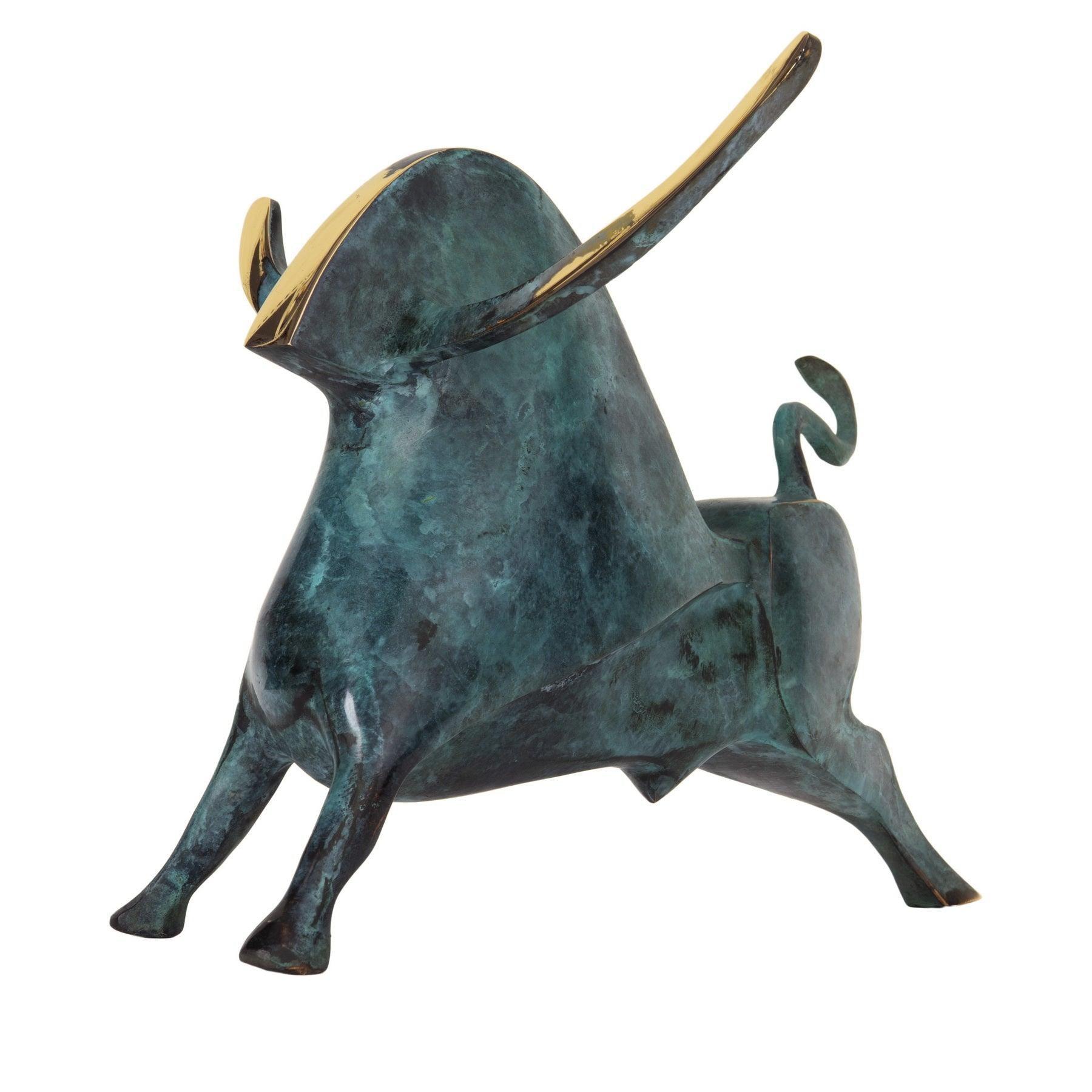 Bronze Sculpture - Bull Series Contemporary Sculptures by Sadegh Adham in Dubai