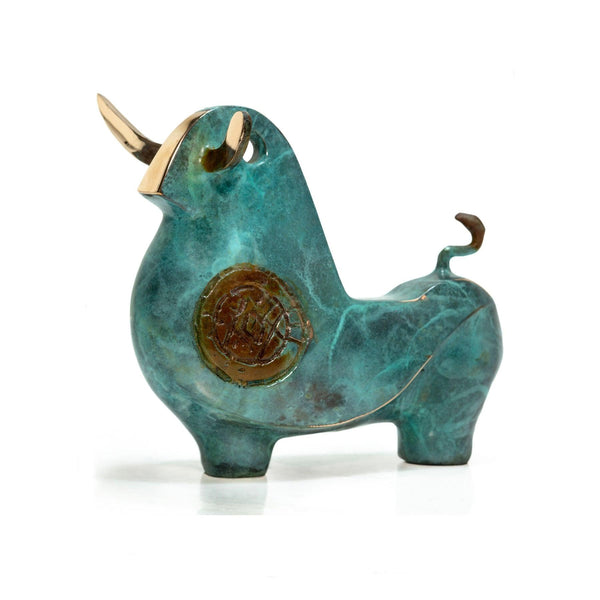 Bull Series Bronze Sculpture - Contemporary Collectible Statues By Sadegh Adham in Dubai