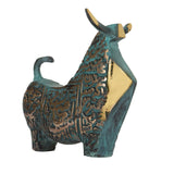 Calligraphy Bronze Sculpture - Bull Series Contemporary Sculptures by Sadegh Adham in Dubai