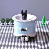 Bunny Handmade Ceramic Jar - Circus Pottery, Handmade Tabletop Accessories Dubai