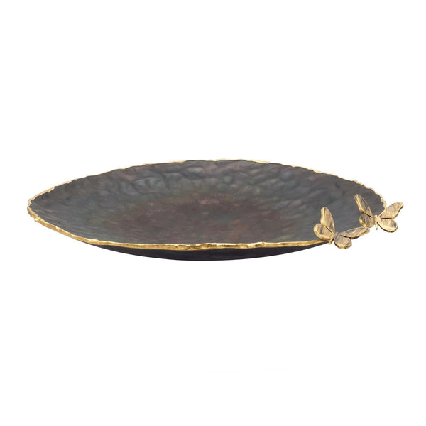 Butterfly Serving Dish - Metal Tabletop Accessories, Tableware & Home Decor in Dubai