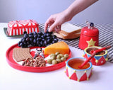 Carnival Tent Ceramic Butter Dish - Circus Pottery, Handmade Tabletop Accessories Dubai