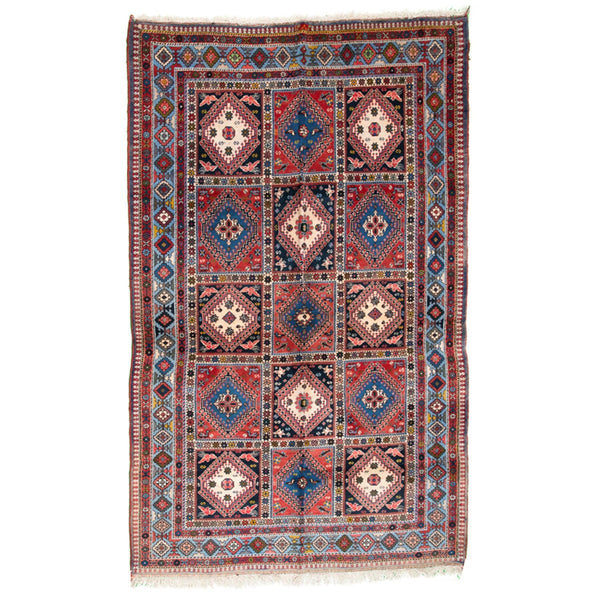 Carpet Qashqaei Four season 147x253 - Authentic Nomadic Wool Persian Rugs in Dubai