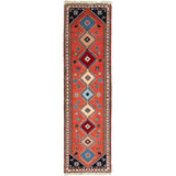 Carpet Qashqaei Nomadic 80x290, Authentic Oriental Wool Persian Rugs in Dubai