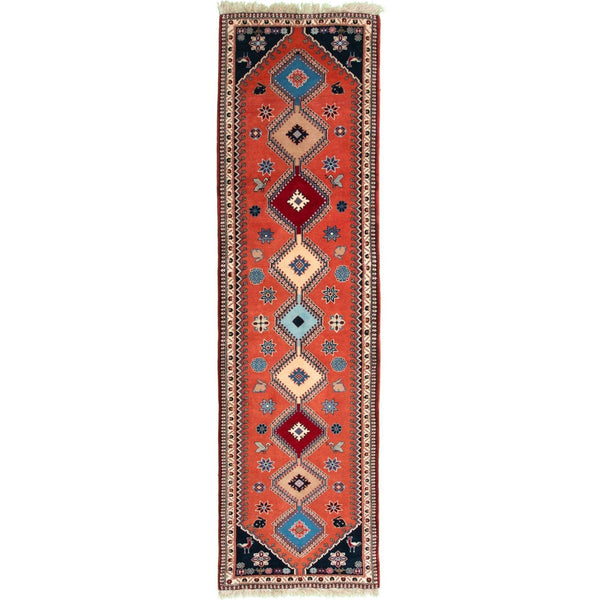 Carpet Qashqaei Nomadic 80x290, Authentic Oriental Wool Persian Rugs in Dubai