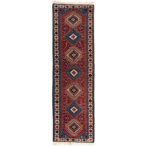Carpet Qashqaei Nomadic 82x300, Authentic Oriental Wool Persian Rugs in Dubai