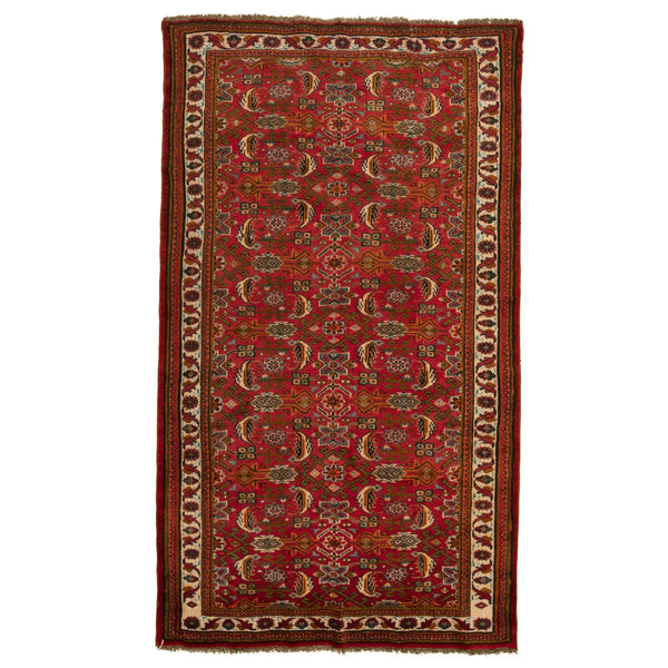 Carpet Qashqai Fish Tale 153x228 - Authentic Oriental Wool Persian Rugs in Dubai