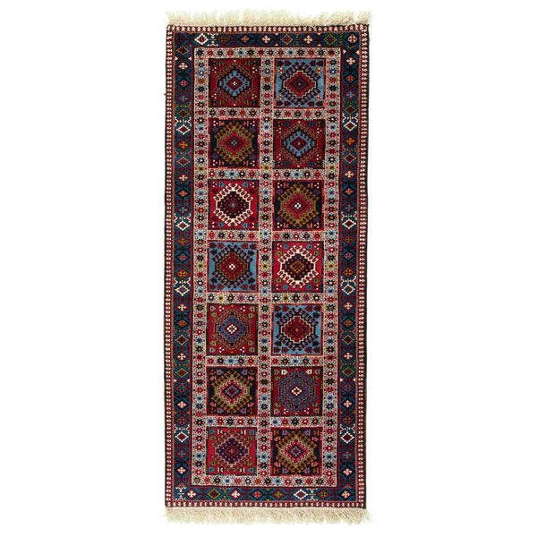 Carpet Qashqai Four season 80x195 - Authentic Nomadic Wool Persian Rugs in Dubai