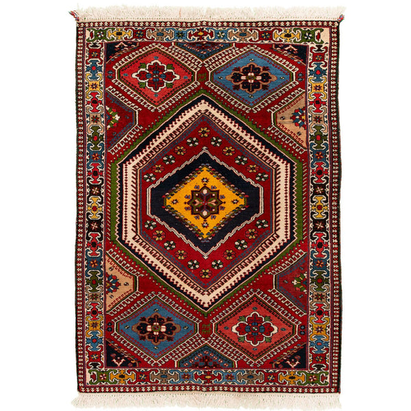 Carpet Qashqai Nomadic 100x147, Authentic Oriental Wool Persian Rugs in Dubai
